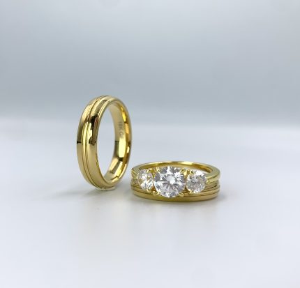 Ola'm Gold-Filled Bands Set