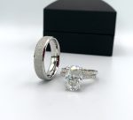Rosie S925-Rhodium Couple Rings Set
