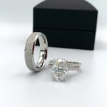 Rosie S925-Rhodium Couple Rings Set