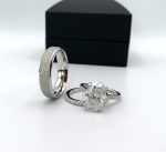 Rosie S925-Rhodium Couple Rings Set - Image 3