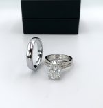 Rosie S925-Rhodium Couple Rings Set