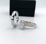 Rosie S925-Rhodium Couple Rings Set - Image 2