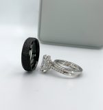Rosie S925-Rhodium Couple Rings Set - Image 3
