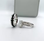 Rosie S925-Rhodium Couple Rings Set - Image 2