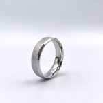 Silver Band for Groom