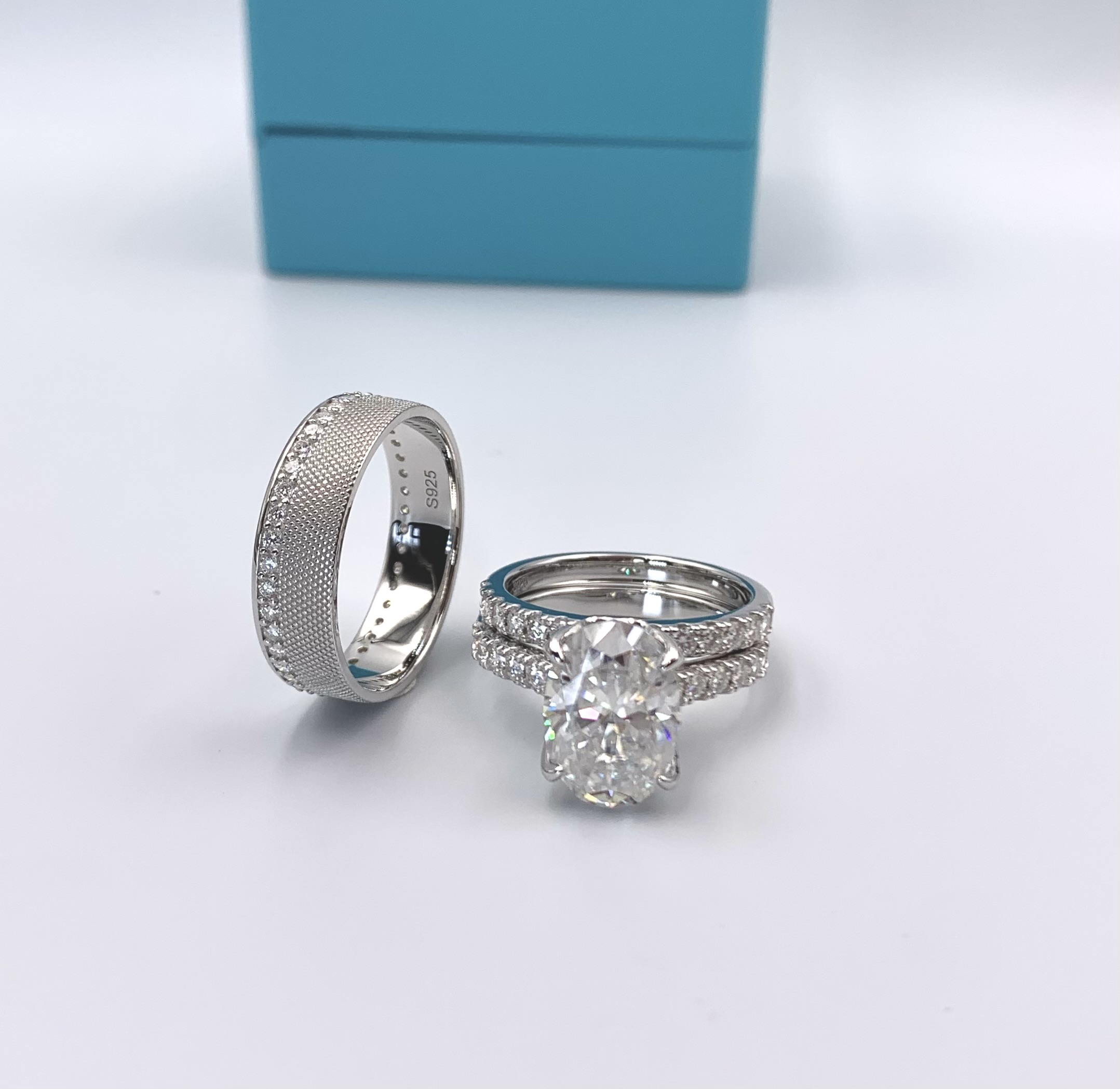 IMG_9915 Rosie Tulip Couple Rings Set - Image 1