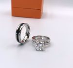 Vera Tulip Couple Rings Set - Image 2